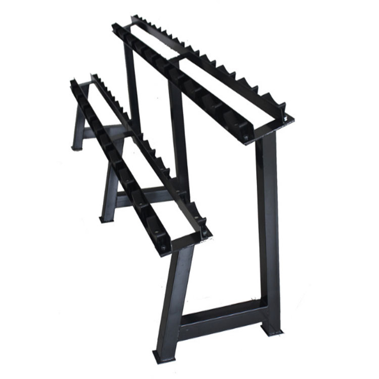 HEX Dumbbell Biltegiratzeko Rack Gimnasio Ekipamendua Hex Dumbbell Set Rack Hamar bikoteentzako